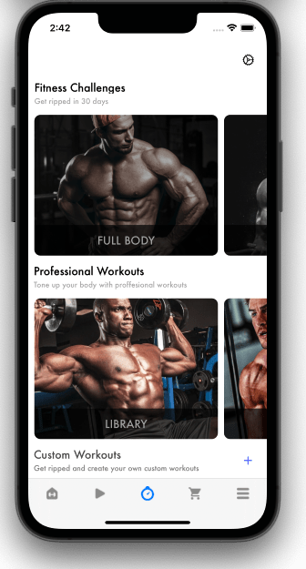 free fitness app for men with at home workouts
